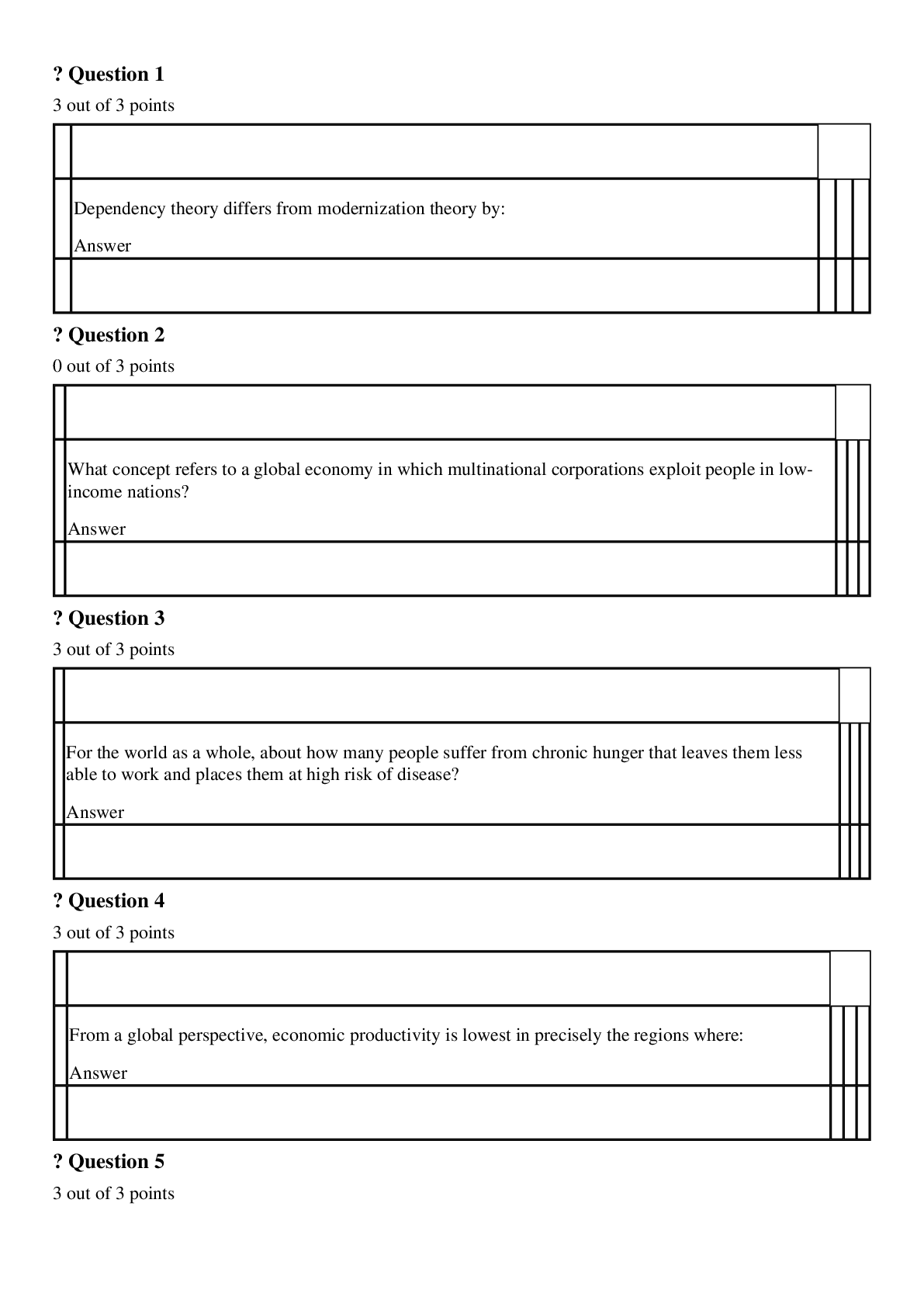 Preview image of SOC 100 Quiz 6 document